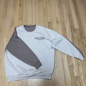 Men's Two-Tone Crewneck Sweatshirt